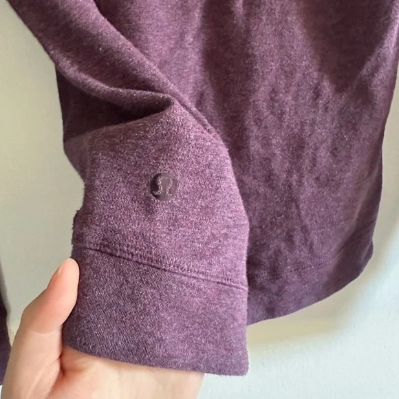 Lululemon Athletica Purple Double Up Reversible Turtleneck Sweatshirt - Picture 6 of 8